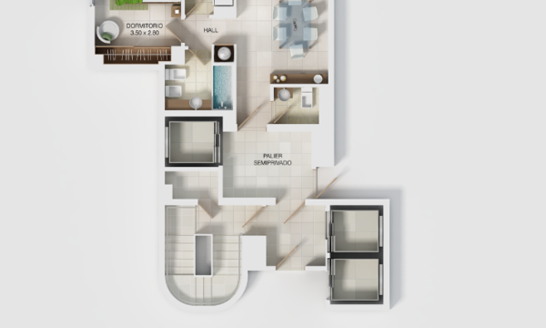 Cómodo apartamento, 1 Suite, Look Brava